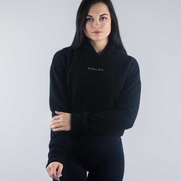 alphalete black hoodie